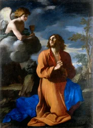 Christ dans le jardin des oliviers. Œuvre de Giovanni Domenico Cerrini